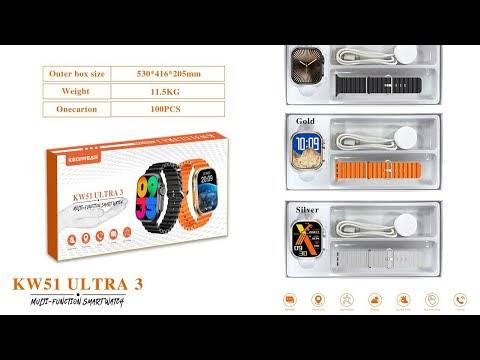 ساعت هوشمند طرح الترا مدلkw51ultra3