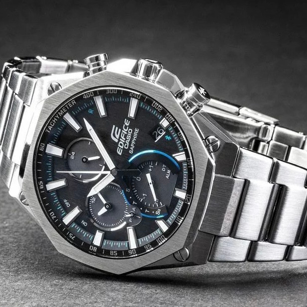 ساعت مچی مردانه کاسیو ادیفایس casio edifice EQB-1100D-1A بند و قاب استیل