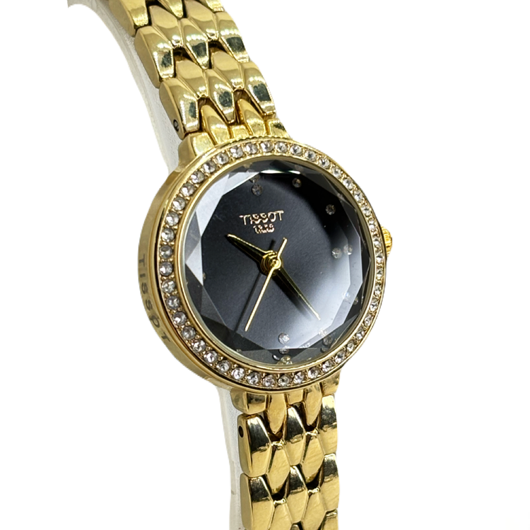 ساعت مچی زنانه تیسوت ظریف طلایی کد ۲۷4
