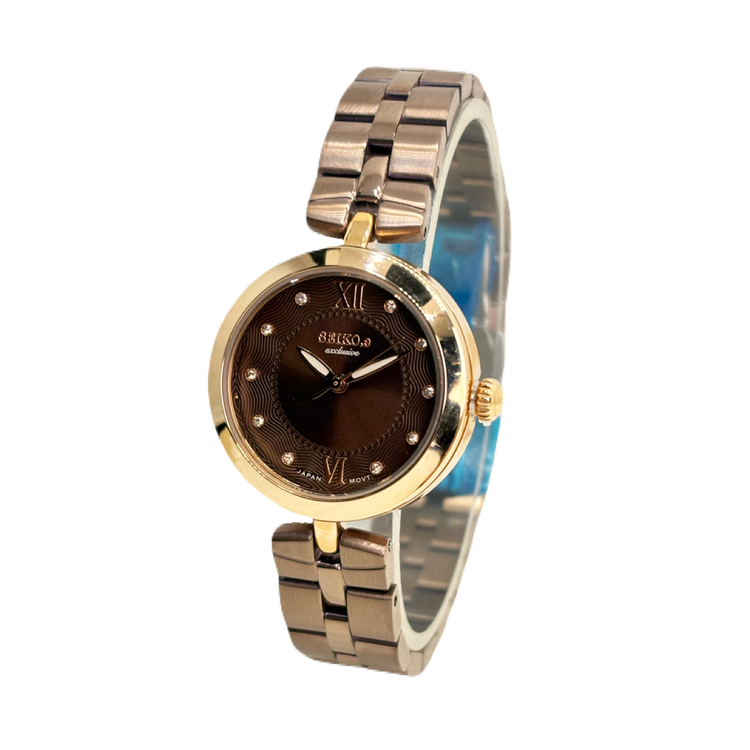 ساعت مچی زنانه سیکو رنگ کافی کالر کد ۲۹3