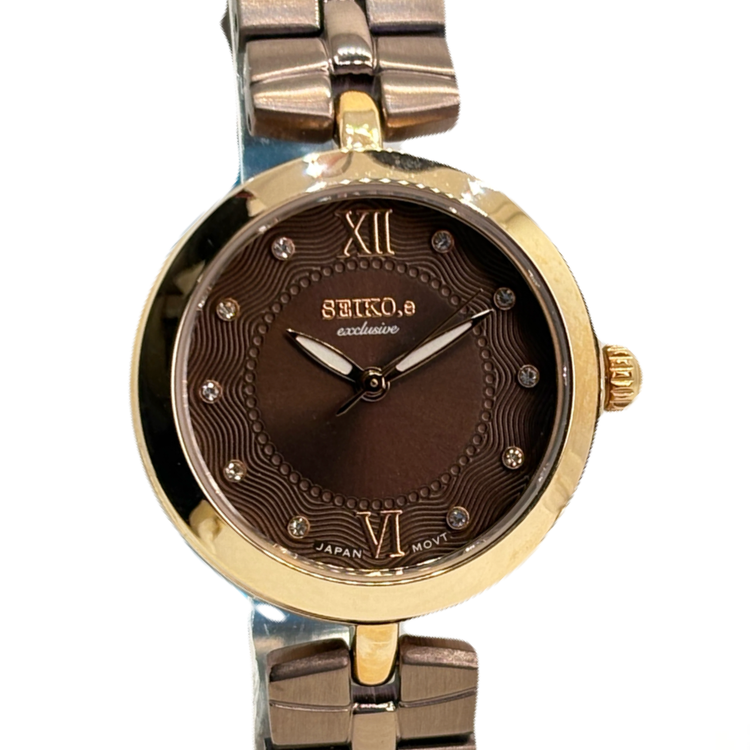 ساعت مچی زنانه سیکو رنگ کافی کالر