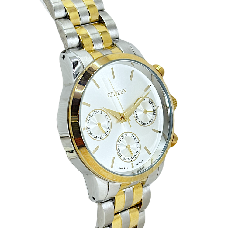 ساعت مچی زنانه citizen سه موتور کد ۳۲0