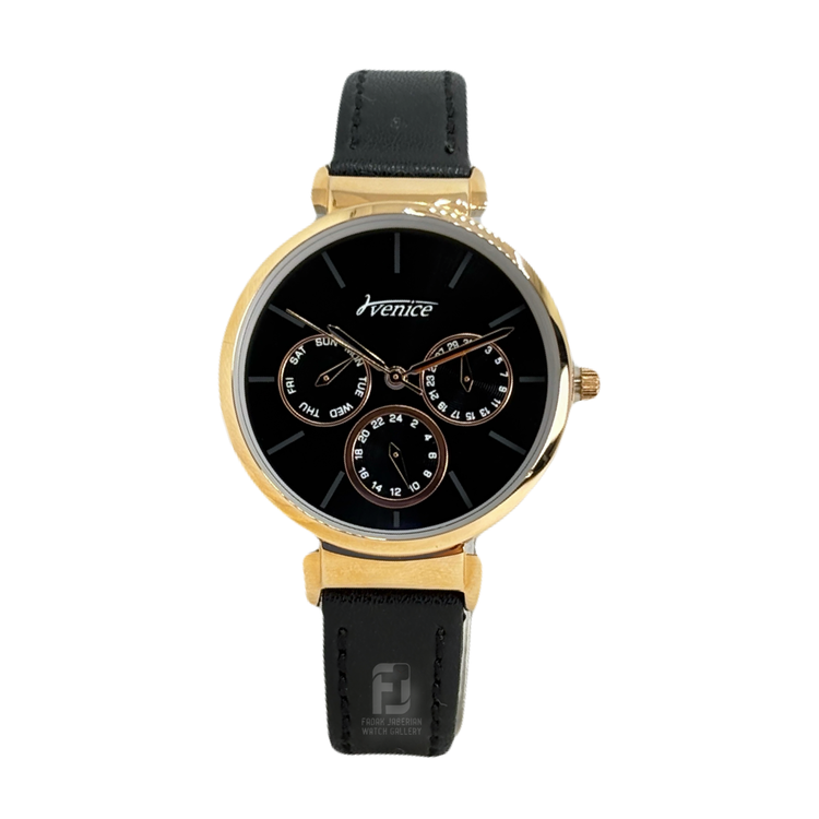 خرید ساعت مچی زنانه سه موتور venice رنگ مشکی