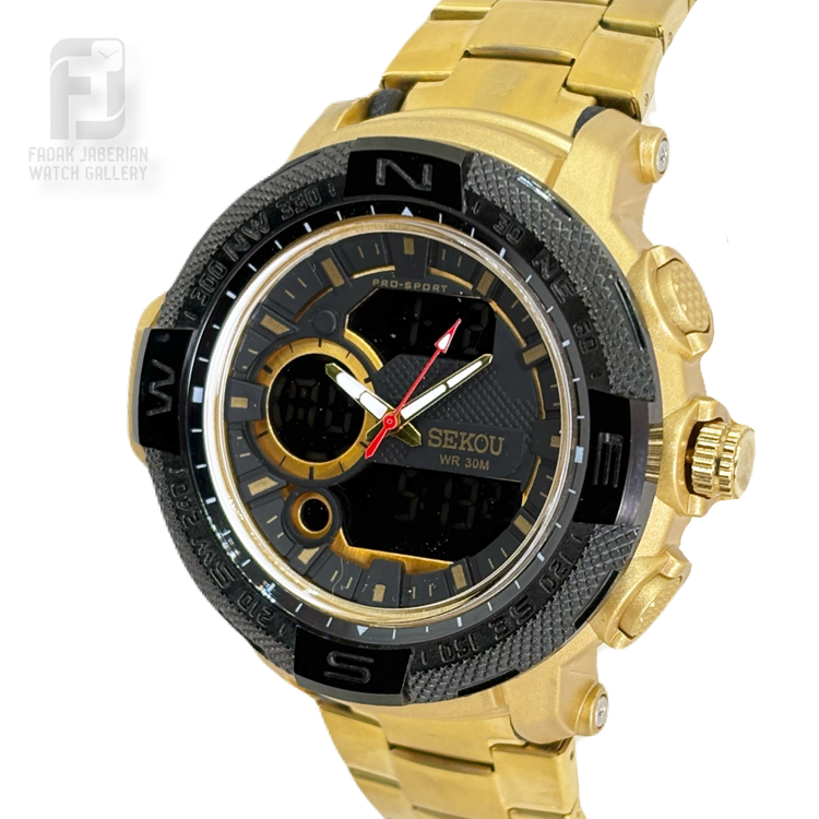 خرید ساعت مچی مردانه سیکو دوزمانه کد ۳۸7