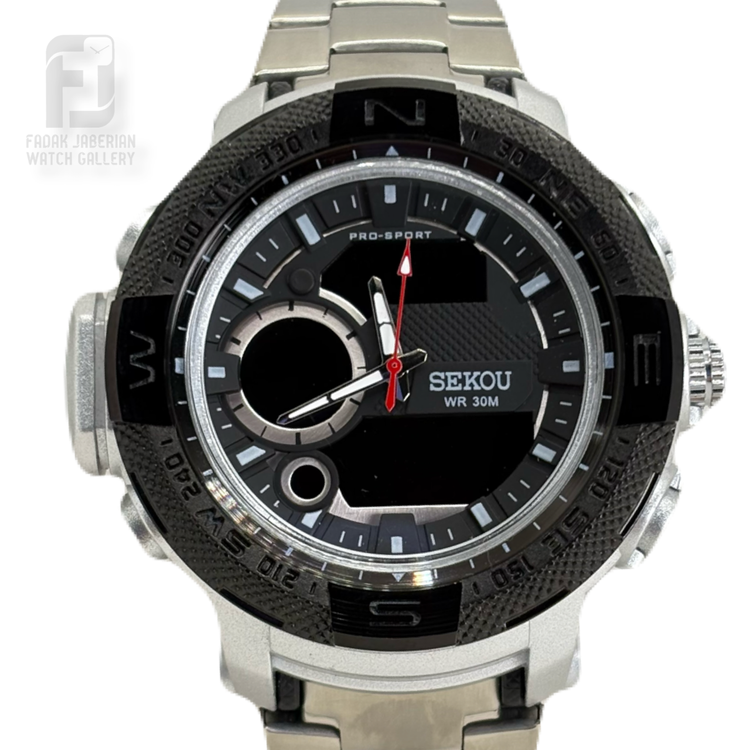 ساعت مچی مردانه سیکو رنگ استیل کد ۳۸9