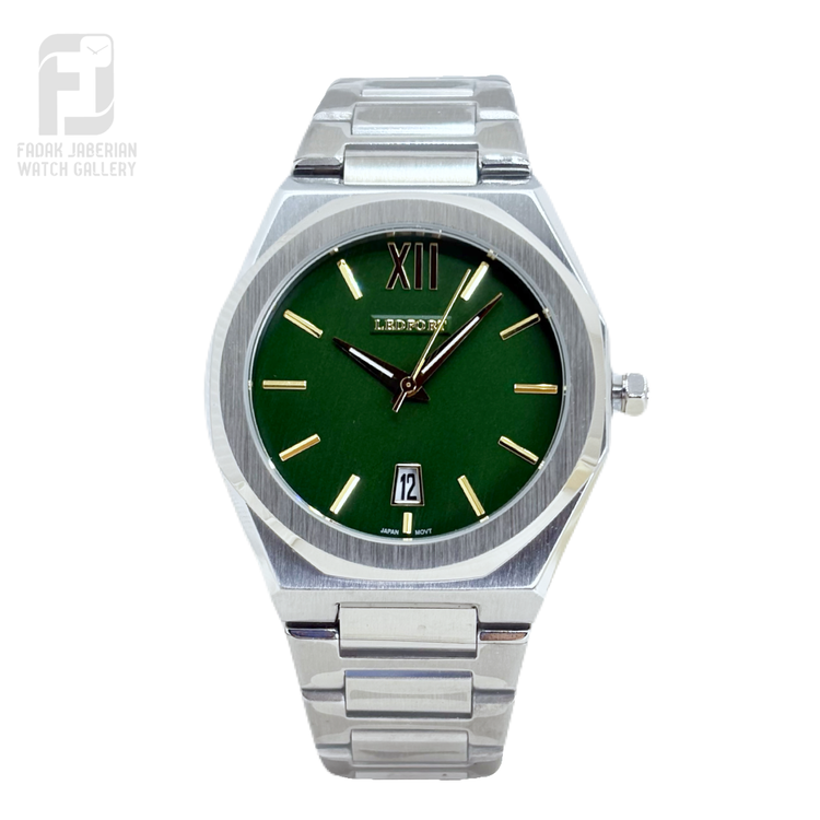 ساعت مچی مردانه led fort اورجینال کلاسیک صفحه سبز کد ۳۹6