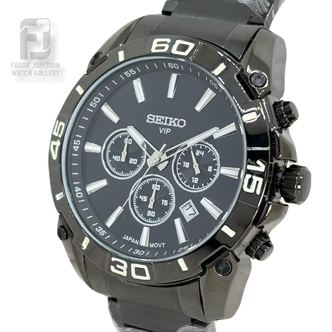 ساعت مچی مردانه سیکو سه موتوره مشکی