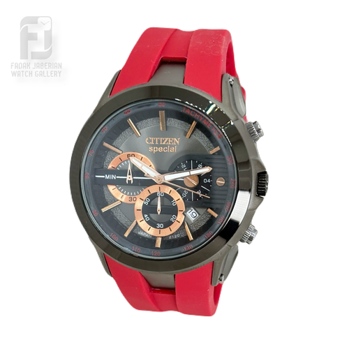 ساعت مچی مردانه سیتیزن سه موتور بند پیو کد ۴۰1