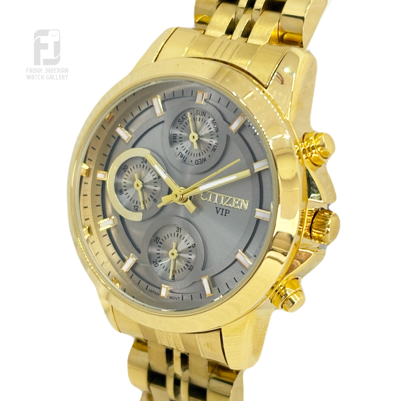 ساعت مچی زنانه citizen VIP سه موتوره کد۴۲7