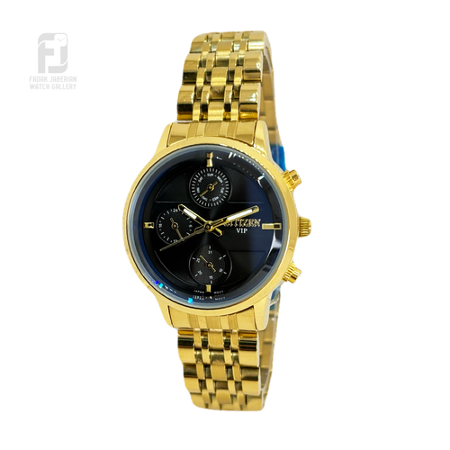 ساعت مچی زنانه سیتیزن VIP سه موتوره کد۴۲8