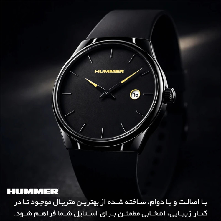 ساعت مچی عقربهای مردانه هامر اصلی مدل مینیمال رفرنس کد HM1110-C1
