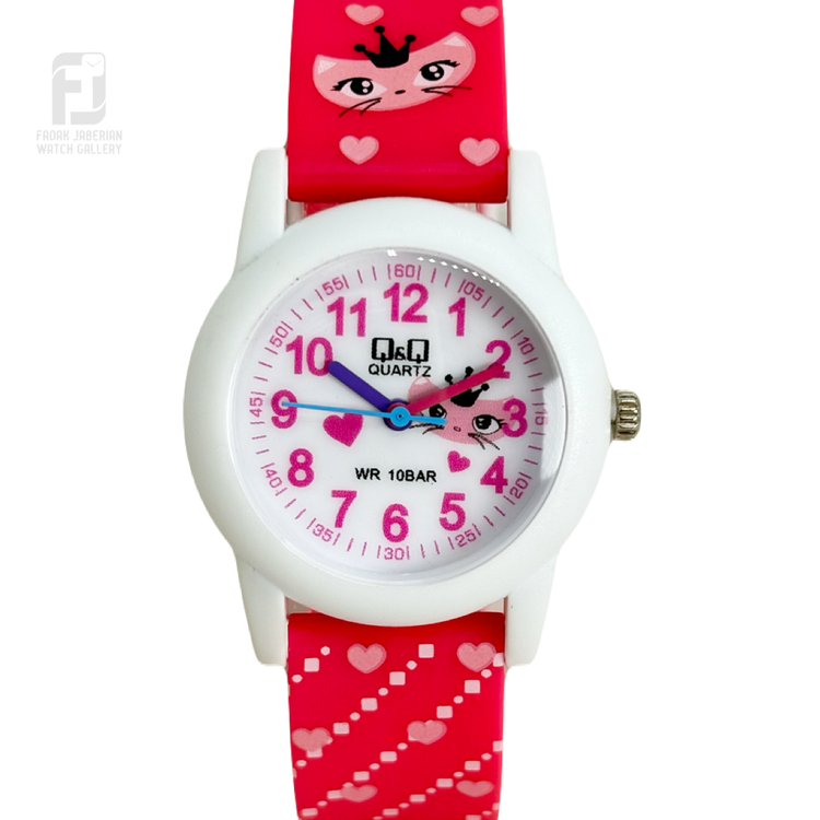 ساعت مچی عقربه ای دخترانه Q&Q کد ۴۷9