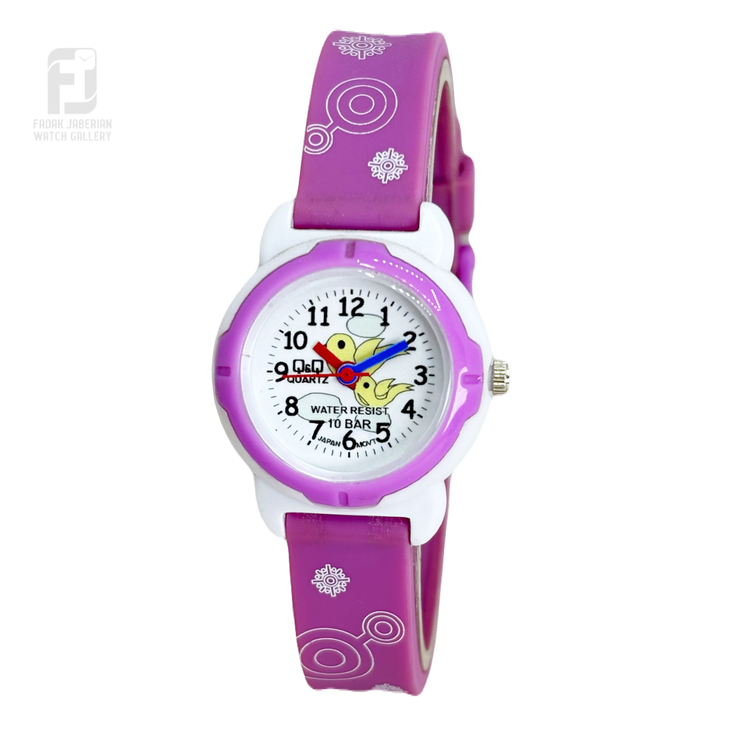 ساعت مچی عقربه ای دخترانه کیو اند کیو اورجینال کد ۴۸1