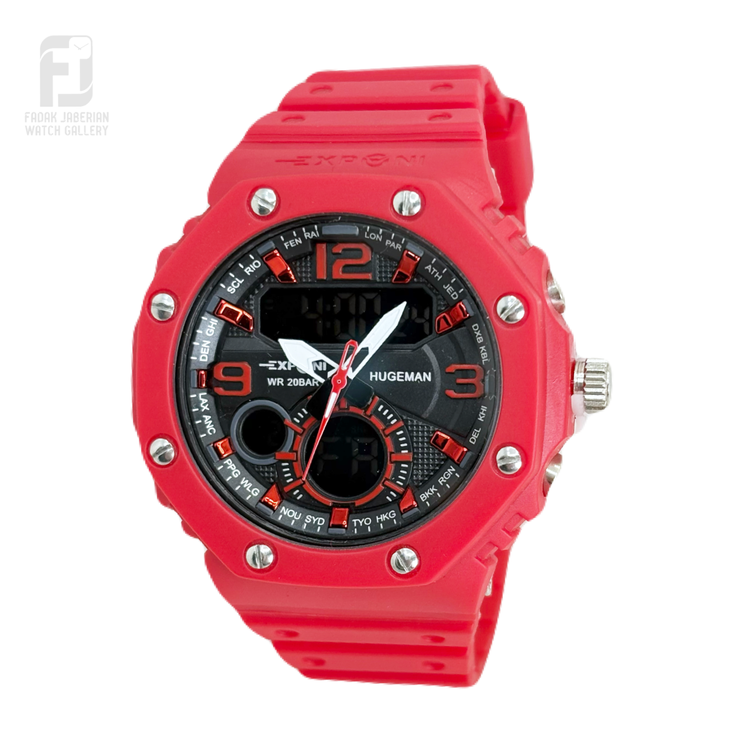 ساعت مچی مردانه دوزمانه اکسپونی EXPONI 3303