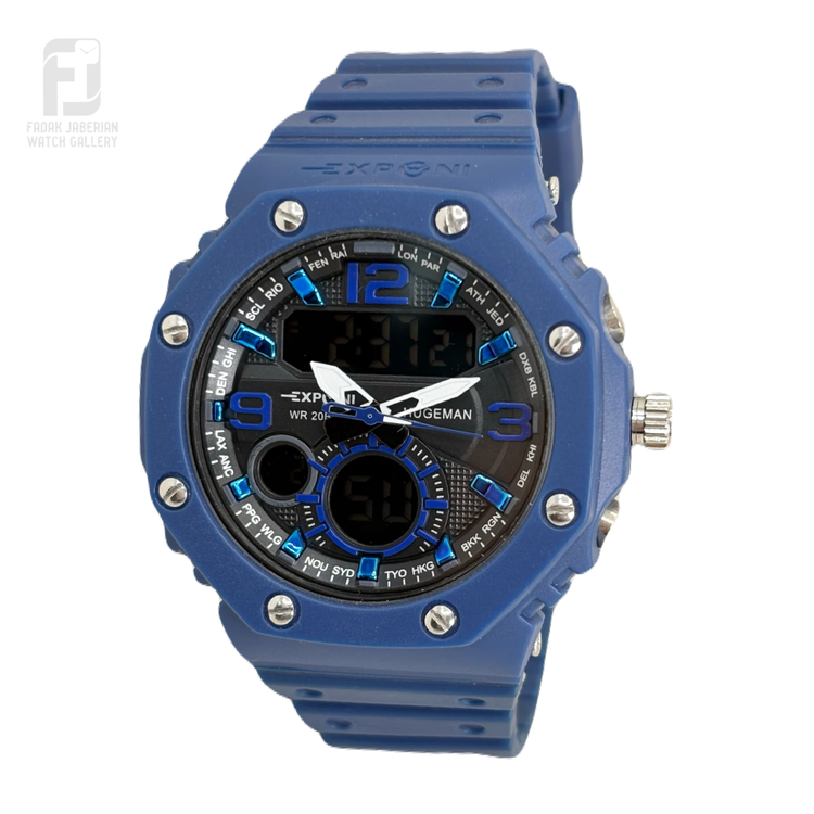 ساعت مچی مردانه دوزمانه اکسپونی EXPONI