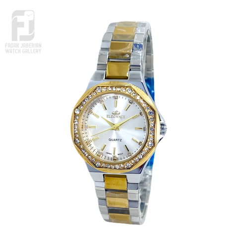 ساعت مچی زنانه الگانس دورنگ کد ۵۱5