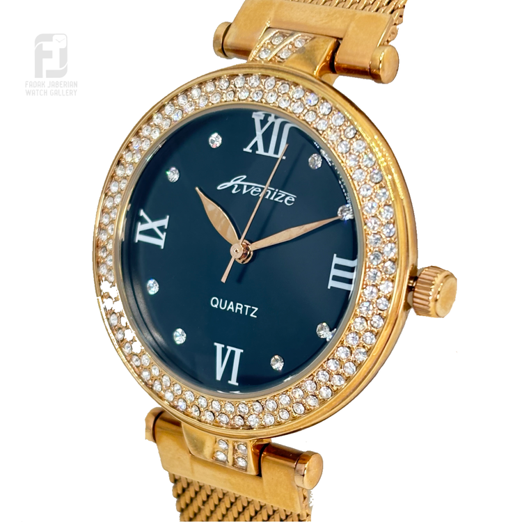 ساعت مچی زنانه VENICE اورجینال رنگ رزگلد کد۵۱9