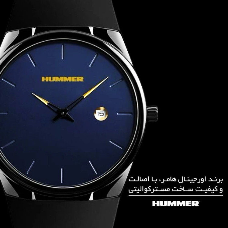 ساعت مچی عقربهای مردانه هامر اورجینال مدل مینیمال