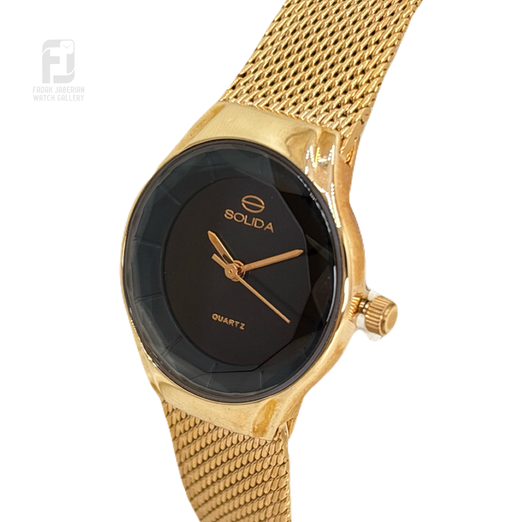 ساعت مچی زنانه سولیدا اورجینال رز گلد