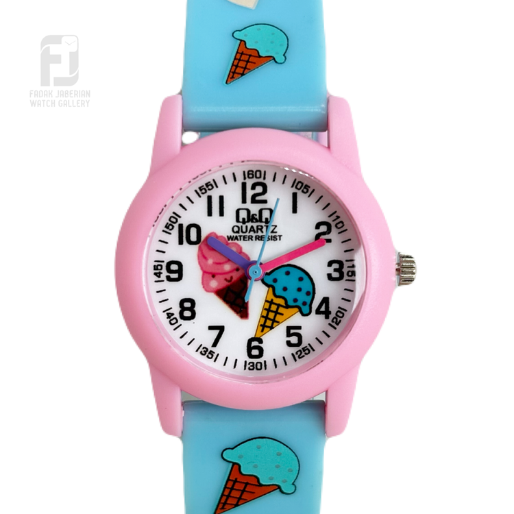 ساعت مچی عقربه ای بچه گانه Q&Q کد ۵۵7