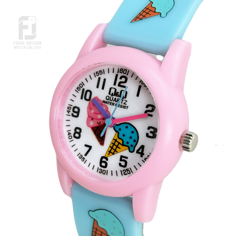 ساعت مچی عقربه ای بچه گانه کیو اند کیو