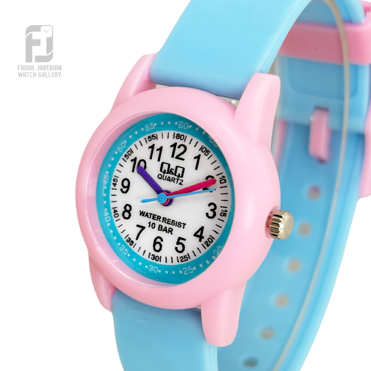 قیمت ساعت مچی عقربه ای بچه گانه کیو اند کیو