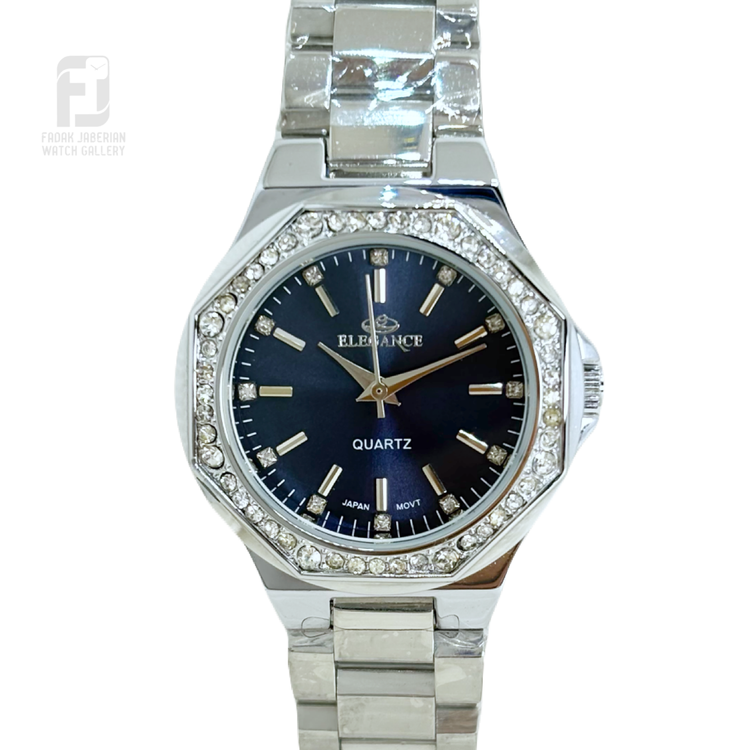 خرید ساعت مچی زنانه الگانس صفحه سورمه ای