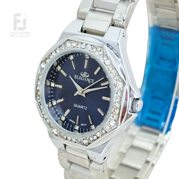 قیمت ساعت مچی زنانه الگانس صفحه سورمه ای