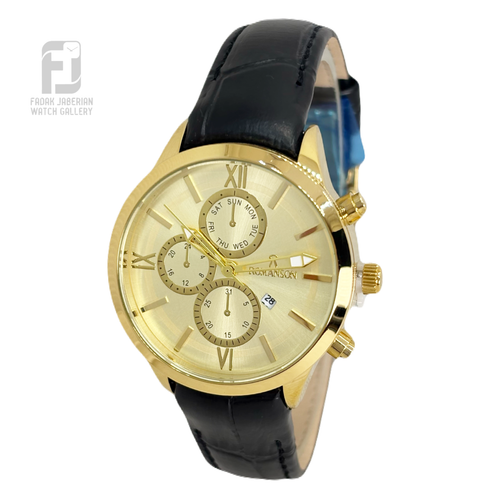 ساعت زنانه رومانسون بند چرمی ارزان