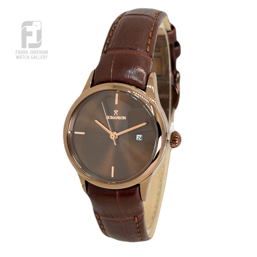 ساعت زنانه رومانسون بند چرمی کد ۵۷6