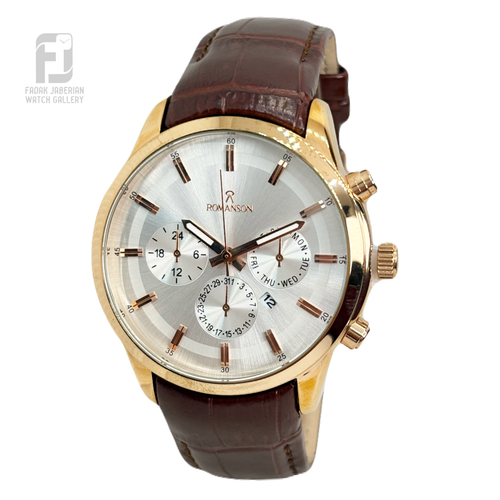 قیمت ساعت مچی مردانه رومانسون بند چرمی ارزان