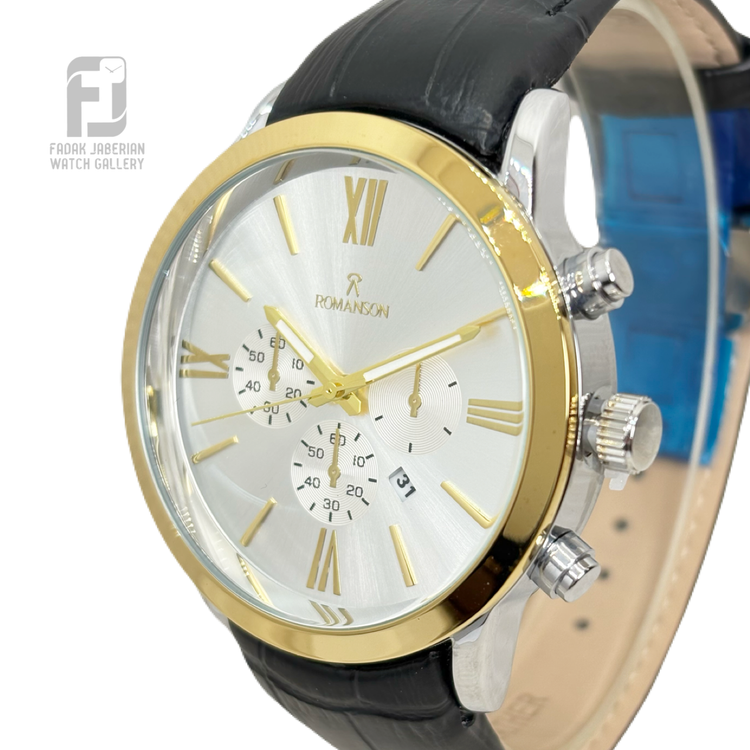 قیمت ساعت مچی مردانه رومانسون بند چرمی ارزان
