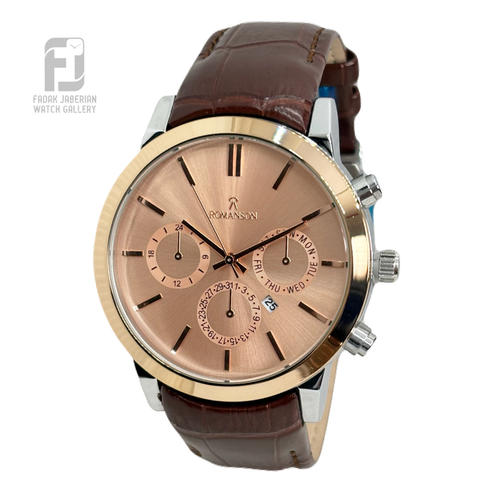 خرید ساعت مچی مردانه رومانسون بند چرمی