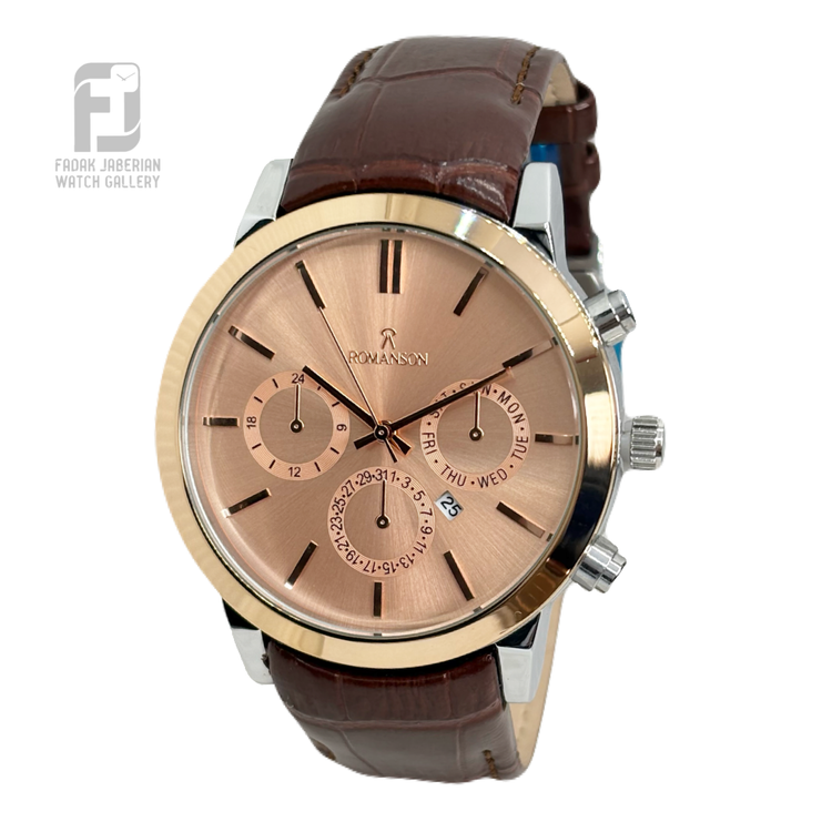 خرید ساعت مچی مردانه رومانسون بند چرمی