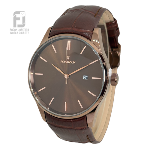 قیمت ساعت مچی مردانه رومانسون بند چرمی ارزان