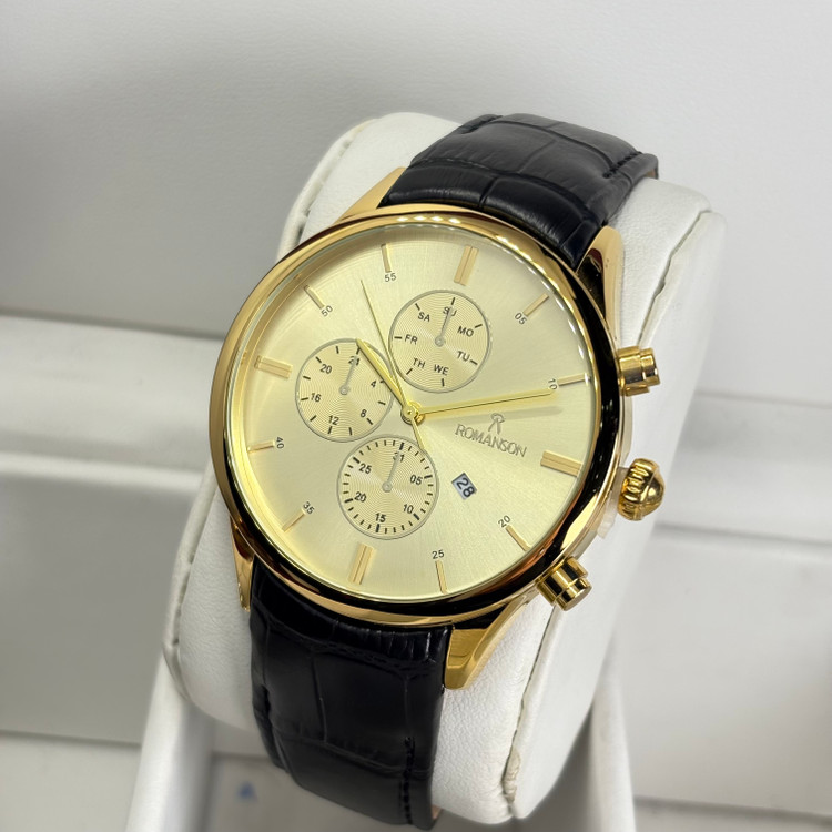 خرید ساعت مچی مردانه رومانسون بند چرمی