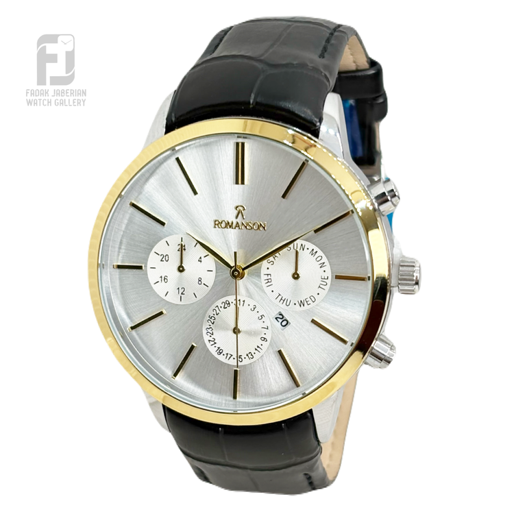 قیمت ساعت مچی مردانه رومانسون بند چرمی ارزان