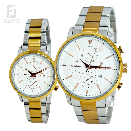 ساعت مچی ست زنانه و مردانه داتیس اورجینال کد ۵۹3