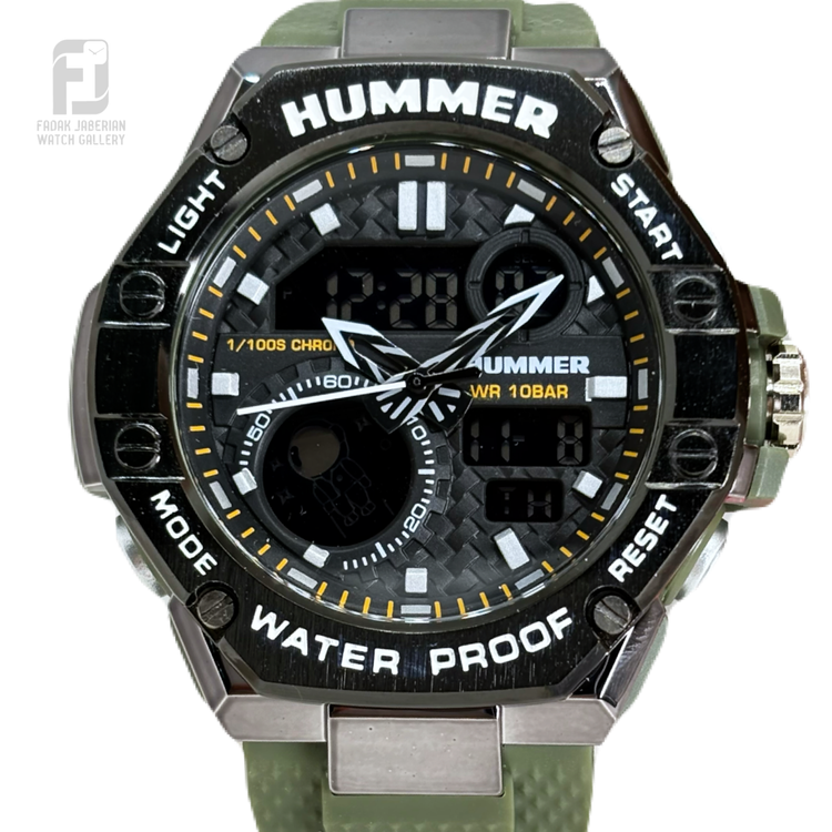 قیمت ساعت مچی دو زمانه مردانه hummerاورجینال مدل O39471