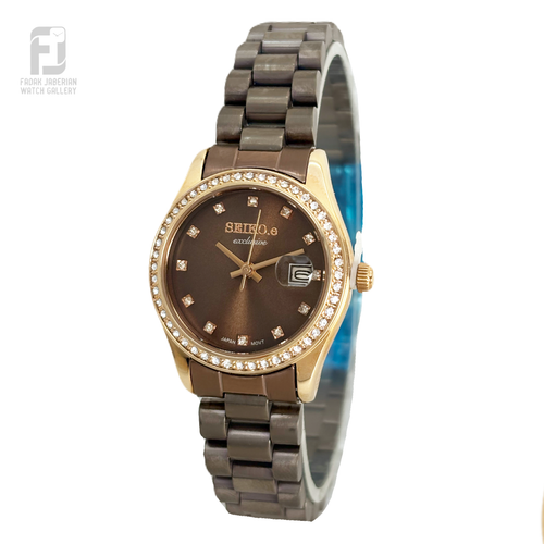 ساعت مچی زنانه سیکو دو رنگ کد 605