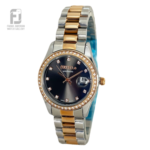 ساعت مچی زنانه سیکو دو رنگ کد ۶۰۶