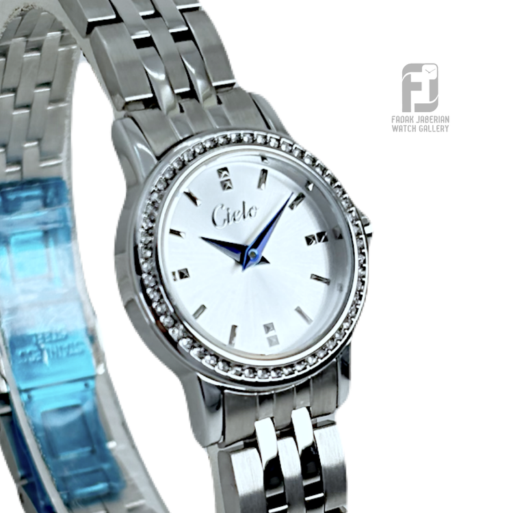 ساعت مچی زنانه سی یلو اورجینال رنگ استیل