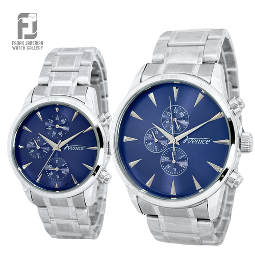 ساعت مچی ست زنانه و مردانه برند ونیز اورجینال کد ۶۱۵