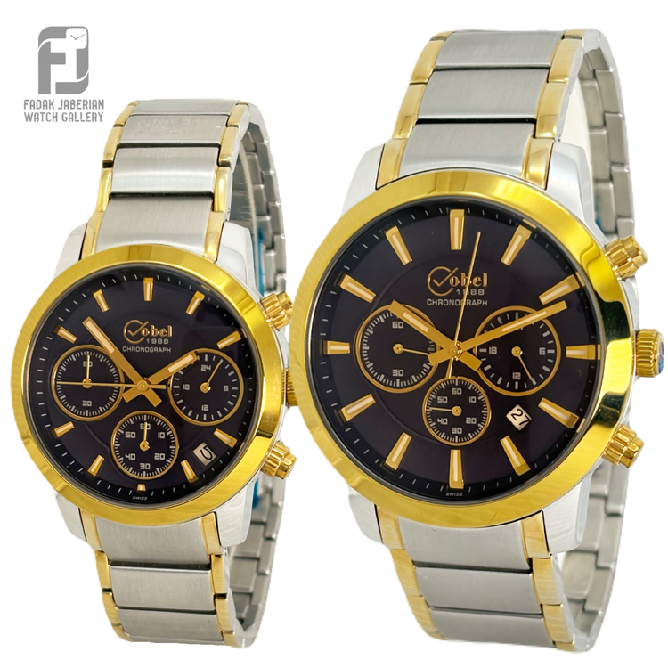 ساعت مچی ست زنانه و مردانه برند کوبل اورجینال کد ۶۳۱