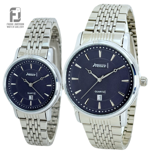 ساعت مچی ست زنانه و مردانه برند ونیز اورجینال کد ۶۳۴