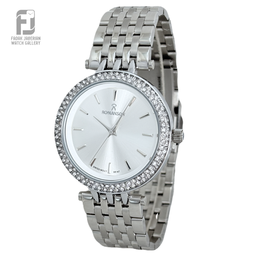 ساعت مچی زنانه رومانسون قاب درشت کد ۶۳۹
