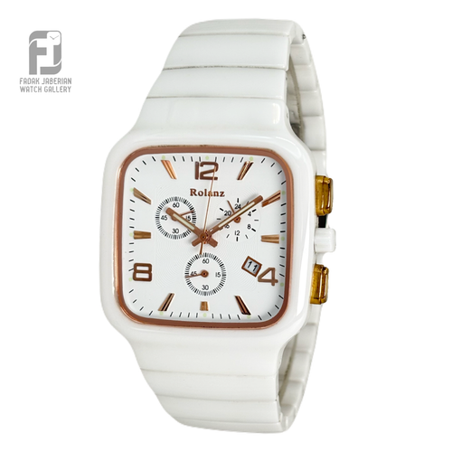 ساعت مچی زنانه سرامیک برند رولنز اورجینال کد ۶۴۰
