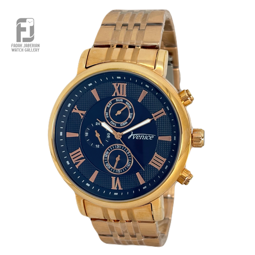 ساعت مچی مردانه ونیز سه موتور اورجینال کد ۴۴۳