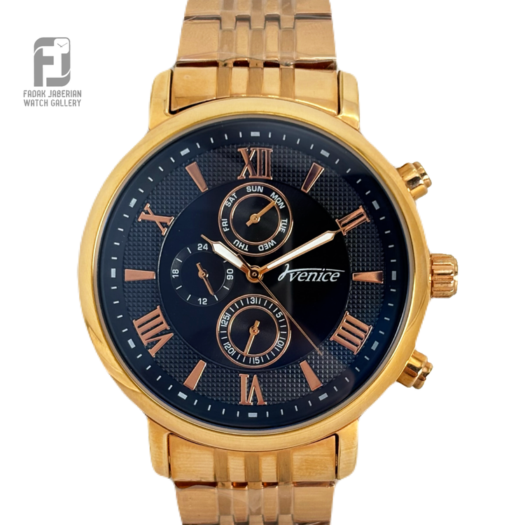 ساعت مچی مردانه ونیز سه موتور اورجینال