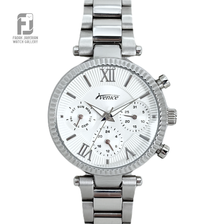 خرید ساعت مچی زنانه ونیز اورجینال سه موتور کد ۴۴۴